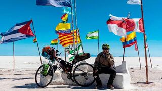 Joven viajó desde México por 11 meses en bicicleta para reencontrarse con su novia en Mar de Plata