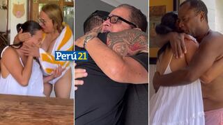 Angie Arizaga y Jota Benz muestran la emotiva reacción de sus padres al enterarse que serán abuelos