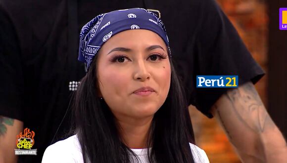 Lita Pezo se despide de 'El Gran Chef Famosos, El Restaurante'. (Foto: Captura Latina)