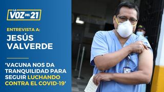 Jesús Valverde: ‘La vacuna nos da tranquilidad para seguir luchando contra el COVID-19’