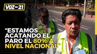 Dirigente de transportistas, Javier Corrales: “Estamos acatando el paro el 80% a nivel nacional”