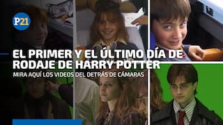 Harry Potter: el detrás de cámaras del primer y el último día de rodaje de la saga