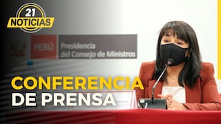 Premier Vásquez ofrece conferencia de prensa