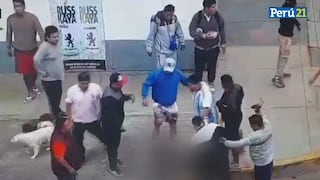 Los Olivos: Vecinos desnudan y golpean a presuntos delincuentes