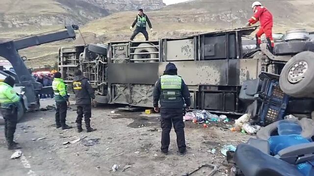 Accidentes dejan siete muertos en carreteras en Junín y Cusco
