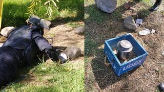 Arequipa: desconocidos dejan ‘explosivo’ y policías antibombas descubren que solo era una urna [FOTOS]