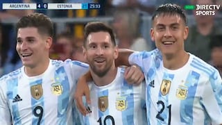 Está ‘on fire’: Lionel Messi marca un repóquer en el 5-0 de Argentina sobre Estonia