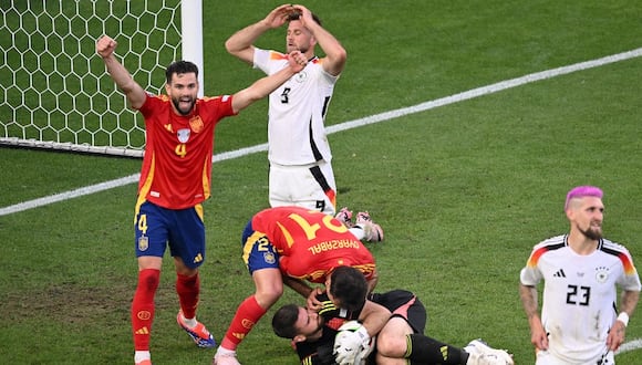 España y Alemania se enfrentaron por los cuartos de la Euro (Fotos: UEFA).