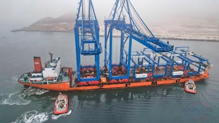 Nuevas grúas especializadas arriban al puerto de Chancay potenciando su capacidad logística