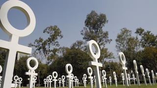 Crean en Mexico un cementerio simbólico en alusión a la lucha contra el feminicidio [FOTOS Y VIDEO]