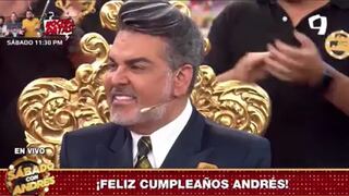 Andrés Hurtado a su producción por sorpresa de cumpleaños: “Mi deseo es no verlos nunca más” 