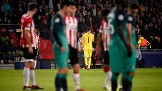 Tottenham vs. PSV: Hugo Lloris derriba al 'Chucky' Lozano y es expulsado | VIDEO
