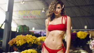 Milett Figueroa es la imagen de colección de bikinis y se luce en Facebook