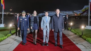 Presidente de Ecuador, Daniel Noboa, llegó a Perú para el XV Gabinete Binacional