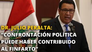 Dr. Julio Peralta: Confrontación política puede haber contribuido a infarto