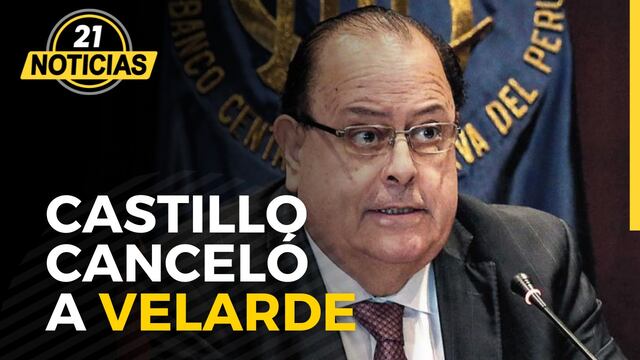 Castillo canceló a Velarde