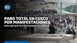 Protestas en Cusco: turistas quedan varados y continúa bloqueo de vías de acceso a la ciudad por manifestaciones