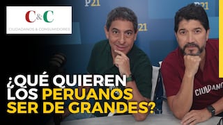 ¿Qué quieren los peruanos ser de grandes? en Ciudadanos & Consumidores