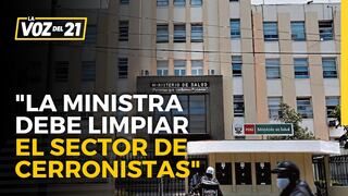 Exministro Abel Salinas :”La ministra debe limpiar el sector de cerronistas”