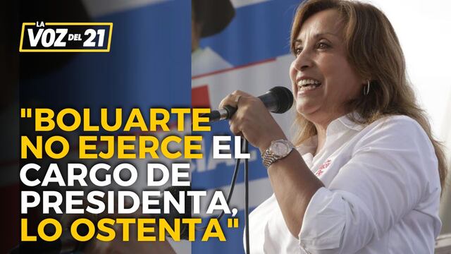 Milton Vela: “Dina Boluarte no ejerce el cargo de Presidenta, lo ostenta”
