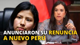 Indira Huilca y Marisa Glave anunciaron su renuncia a Nuevo Perú [VIDEO]