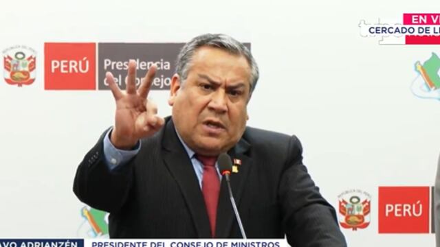 Premier sobre mociones de vacancia contra Dina Boluarte: “Quieren quebrar al gobierno”