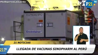 Llegada de vacunas COVID-19 EN VIVO: Presidente Sagasti anunció que en una semana llegan las 700 mil dosis restantes [VIDEO]