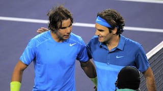 Nadal y Federer rompieron raquetas
