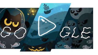 Con un divertido doodle de juego, Google celebra Halloween