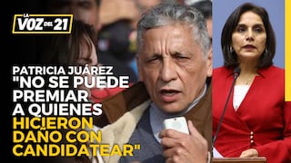 Patricia Juárez: “No se puede premiar a quienes hicieron daño con candidatear”