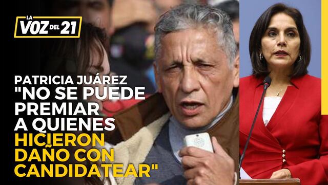 Patricia Juárez: “No se puede premiar a quienes hicieron daño con candidatear”