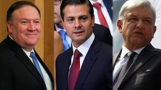 Estados Unidos confirma reunión de Mike Pompeo con Peña Nieto y López Obrador