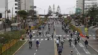 Avenida Brasil: volverán a cerrar carril central todos los domingos para uso exclusivo de peatones y ciclistas