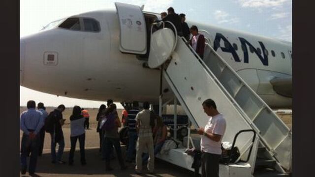 Los pasajeros de tres vuelos desviados siguen varados en Pisco