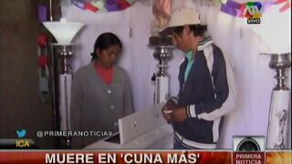 Ica: Bebé murió en local de Cuna Más