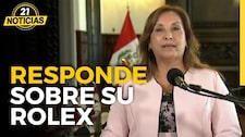 Dina Boluarte dice que responderá ante la Fiscalía por su Rolex