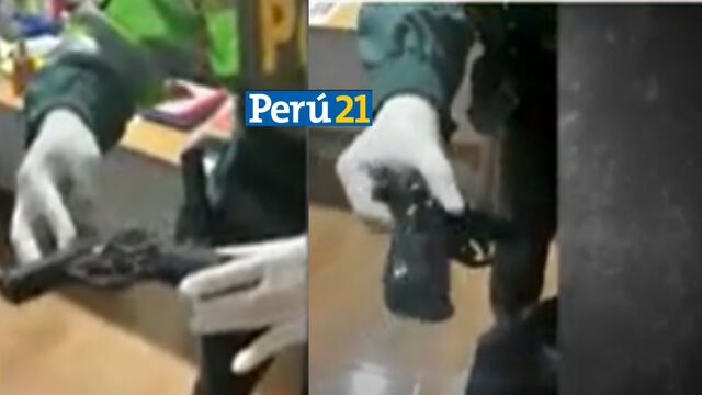¡Indignante! Hallan armas de fuego entre las pertenencias de alumnos de un colegio en SJL