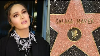 Salma Hayek tras develar su estrella en el Paseo de la Fama en Hollywood: “Ustedes me dieron el valor”