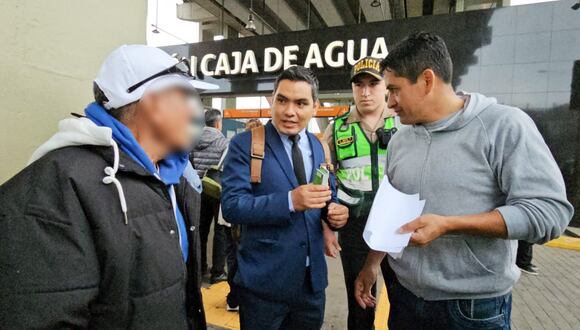 Megaoperativo de la Fiscalía en las estaciones del tren (Foto: Ministerio Público).