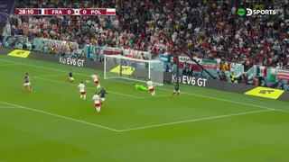 Olivier Giroud estaba solo: el insólito fallo que pudo ser el 1-0 de Francia vs. Polonia [VIDEO]