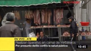 Inspeccionan camal de Yerbateros por posible venta de carne adulterada