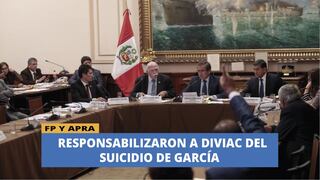 FP y APRA responsabilizaron a la DIVIAC del suicidio de Alan García