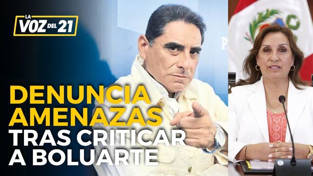 Carlos Álvarez denuncia recibir amenazas tras video crítico contra Dina Boluarte