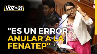 Margot Palacios: “Es un error del Ministerio de Trabajo anular a la FENATEP”