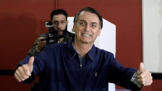 Bolsonaro queda a un paso de la Presidencia de Brasil y va a una segunda vuelta con Haddad