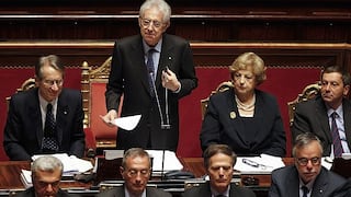 Italia: Monti recibe respaldo de Senado