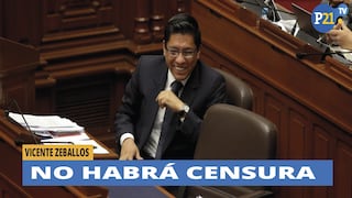 Fuerza Popular no apoyará moción de censura contra Ministro Zeballos