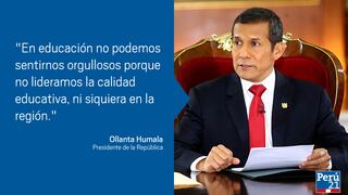 En 10 frases, las duras críticas de Humala contra universidades del Perú
