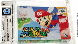 Un cartucho de Super Mario 64 fue rematado en US$ 1.56 millones, nuevo récord de un videojuego