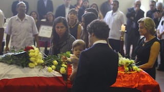 La conmovedora despedida de Pilar Nores y sus hijos en el velorio del ex presidente Alan García [FOTOS]